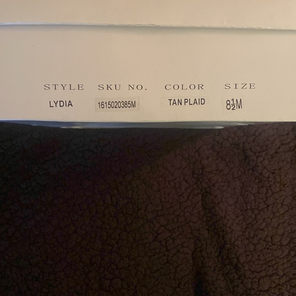 Plaid/peanut butter stylish ankle boots!  Very stylish! - Picture 10 of 10